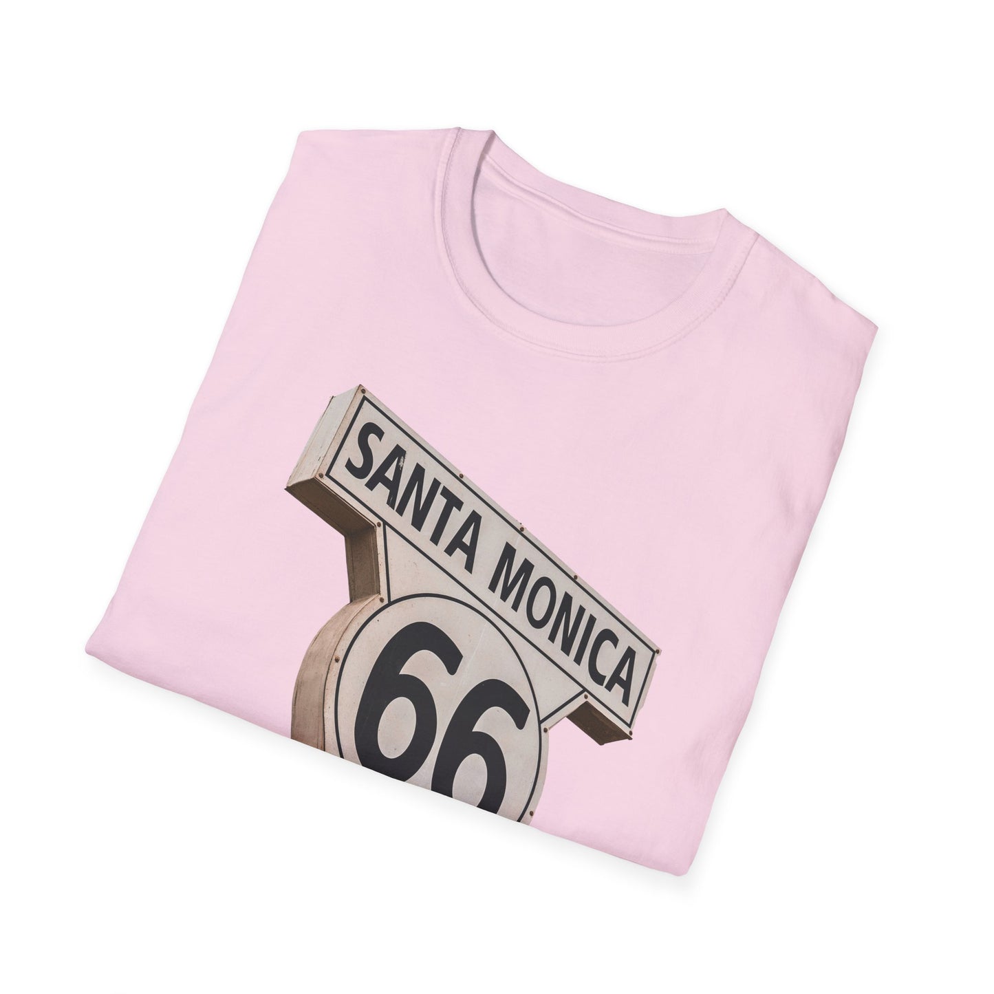 Route 66 End of the Trail Unisex Softstyle T-Shirt