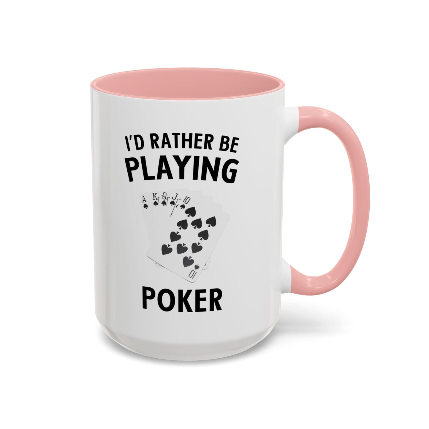 Funny Card Player Mug. Poker Mug. Card Player Gift. Poker Gift. Poker Player Coffee Mug. Poker Expert Mug. Poker Expert Gift Accent Coffee Mug (11, 15oz)