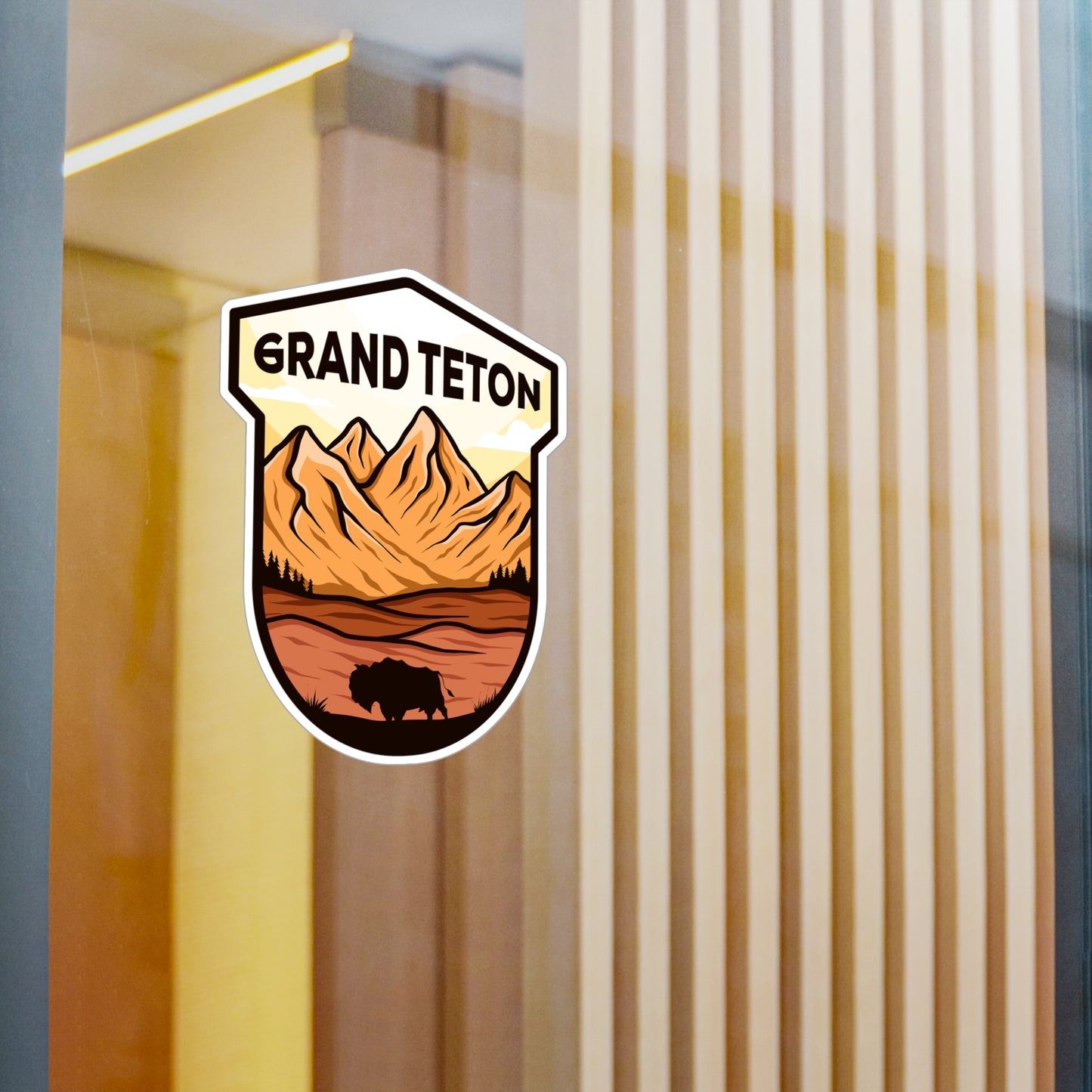 Grand Teton National Park Vinyl Sticker - Perfect Gift for Outdoor Enthusiasts