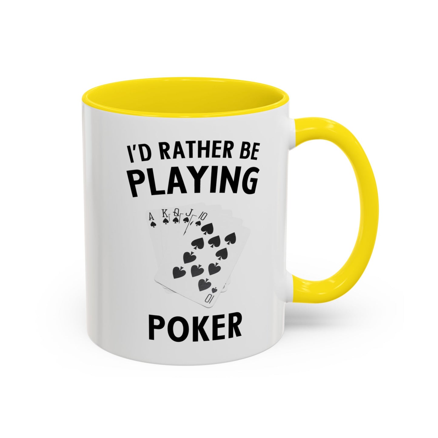 Funny Card Player Mug. Poker Mug. Card Player Gift. Poker Gift. Poker Player Coffee Mug. Poker Expert Mug. Poker Expert Gift Accent Coffee Mug (11, 15oz)