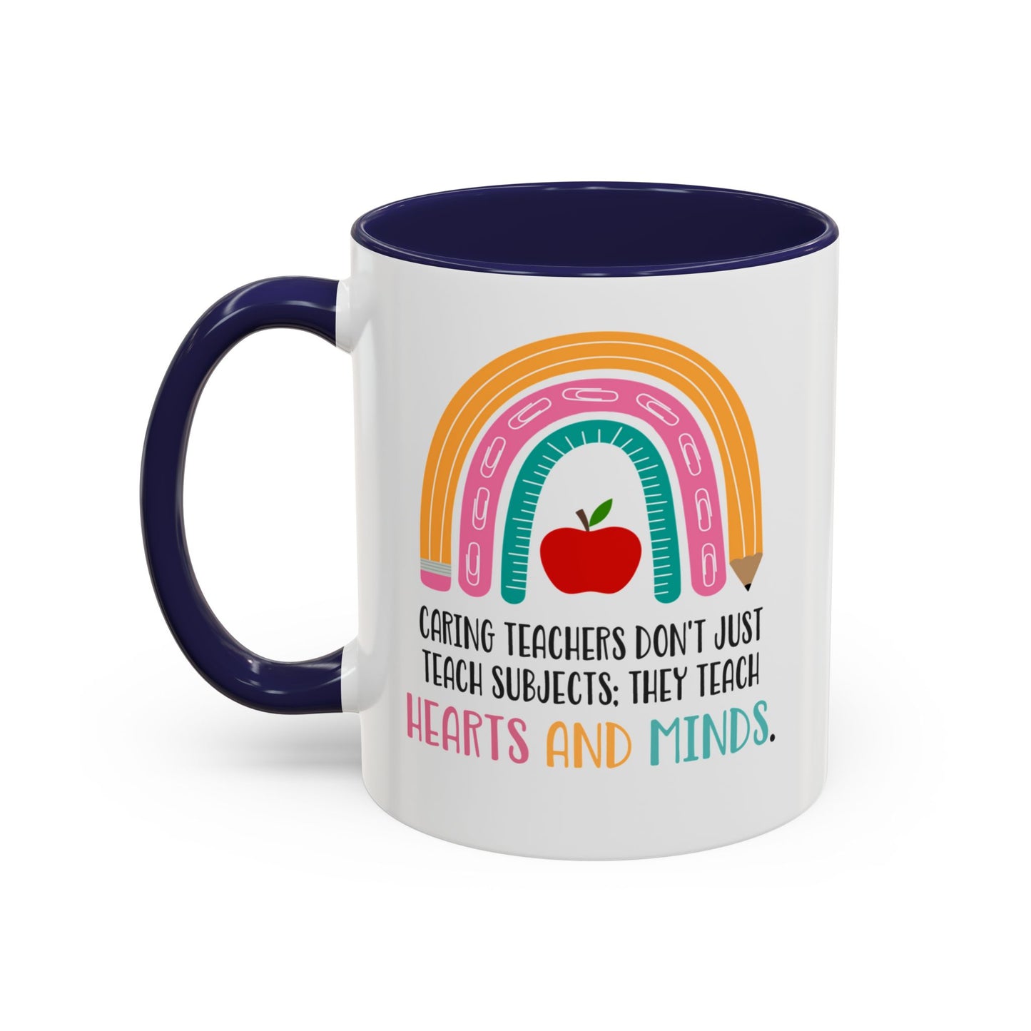 Thank You Teacher Mug - Caring Teachers Gift Accent Coffee Mug (11, 15oz)