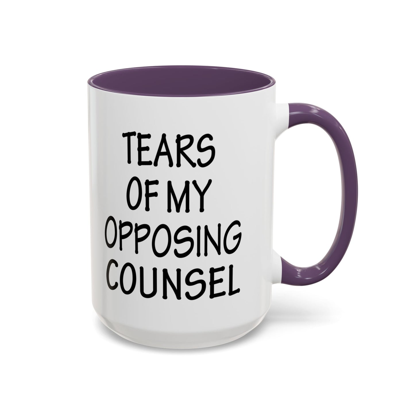 Lawyer Mug, Tears of Opposing Counsel Mug, Attorney Mug, Lawyer Coffee Mug, Law Student Mug, Tears Mug, Funny Lawyer Mug A0075-012A