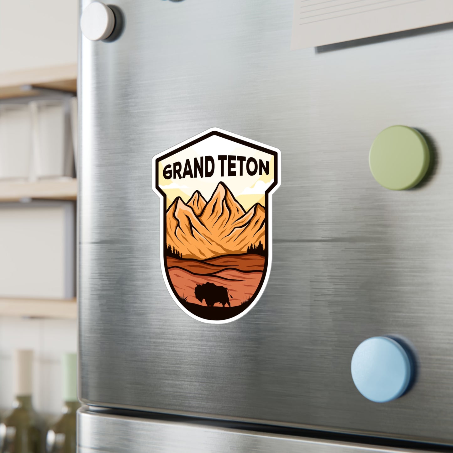 Grand Teton National Park Vinyl Sticker - Perfect Gift for Outdoor Enthusiasts