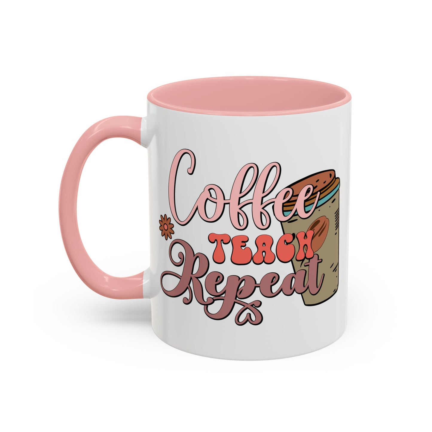 Coffee Teacher Mug - Coffee, Teach, Repeat