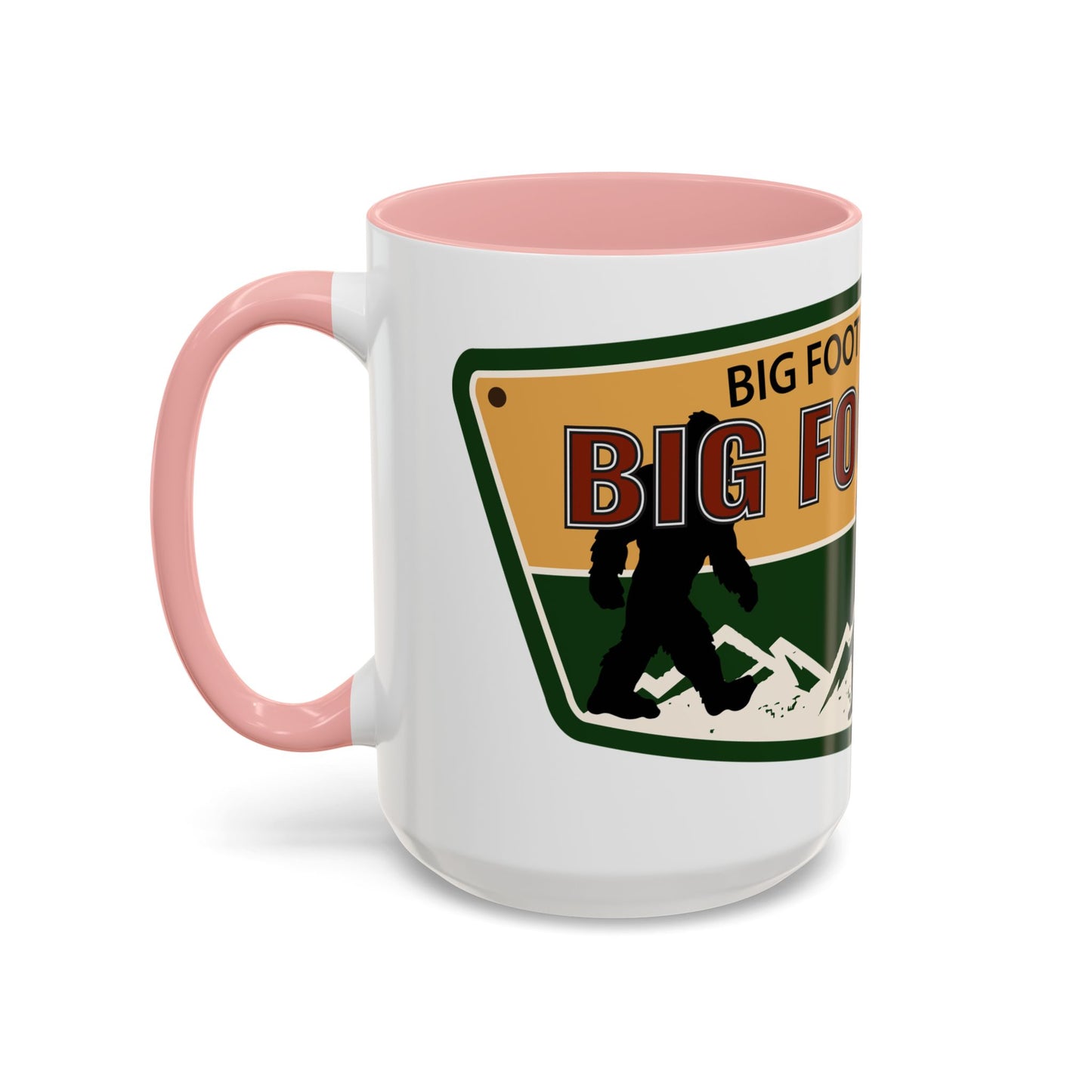 Big Foot Watch Club Sticker - Sasquatch Decal - Funny Yeti Gift Accent Coffee Mug (11, 15oz)