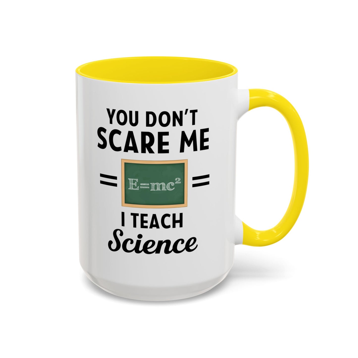 Science Teacher Mug - Fueling Minds and Caffeine Fixes Science Teacher Mug, Gift for Science Teacher, Funny Science Teacher Mug, Accent Coffee Mug (11, 15oz)