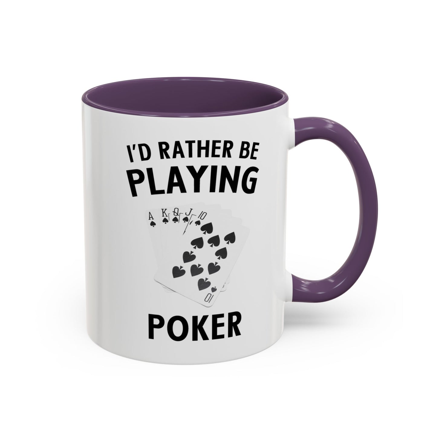 Funny Card Player Mug. Poker Mug. Card Player Gift. Poker Gift. Poker Player Coffee Mug. Poker Expert Mug. Poker Expert Gift Accent Coffee Mug (11, 15oz)