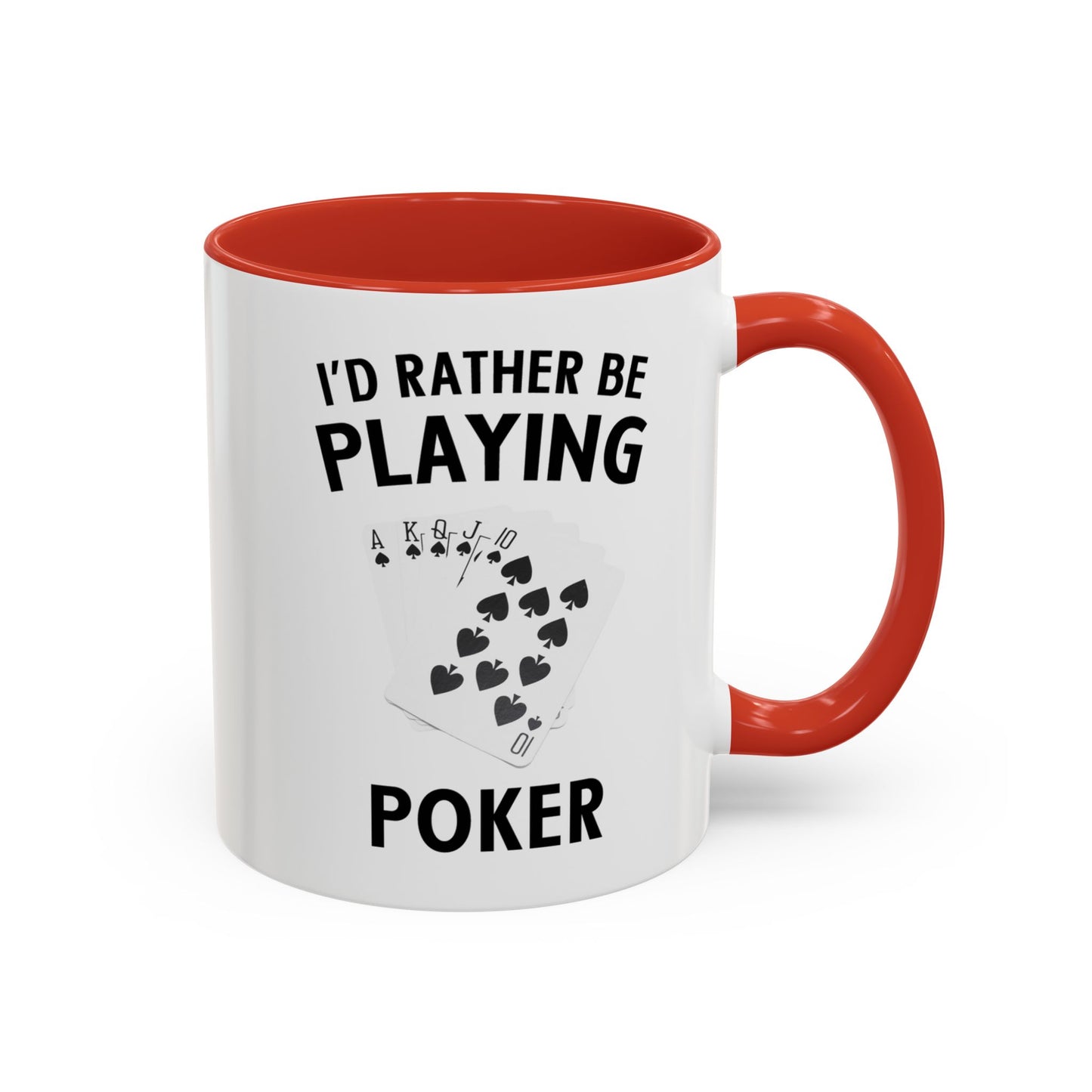 Funny Card Player Mug. Poker Mug. Card Player Gift. Poker Gift. Poker Player Coffee Mug. Poker Expert Mug. Poker Expert Gift Accent Coffee Mug (11, 15oz)