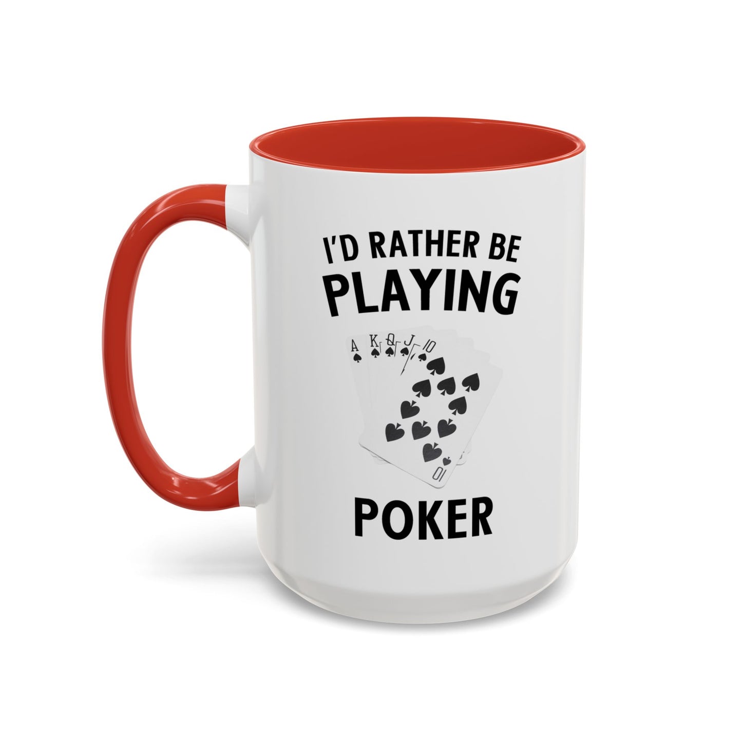 Funny Card Player Mug. Poker Mug. Card Player Gift. Poker Gift. Poker Player Coffee Mug. Poker Expert Mug. Poker Expert Gift Accent Coffee Mug (11, 15oz)