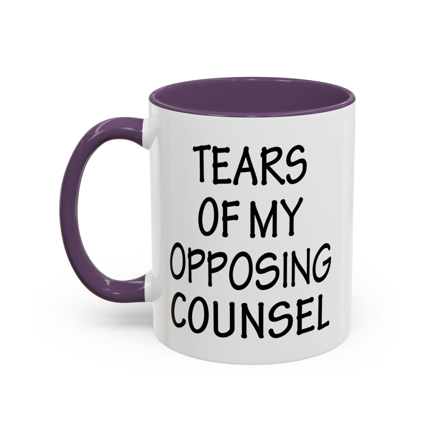 Lawyer Mug, Tears of Opposing Counsel Mug, Attorney Mug, Lawyer Coffee Mug, Law Student Mug, Tears Mug, Funny Lawyer Mug A0075-012A