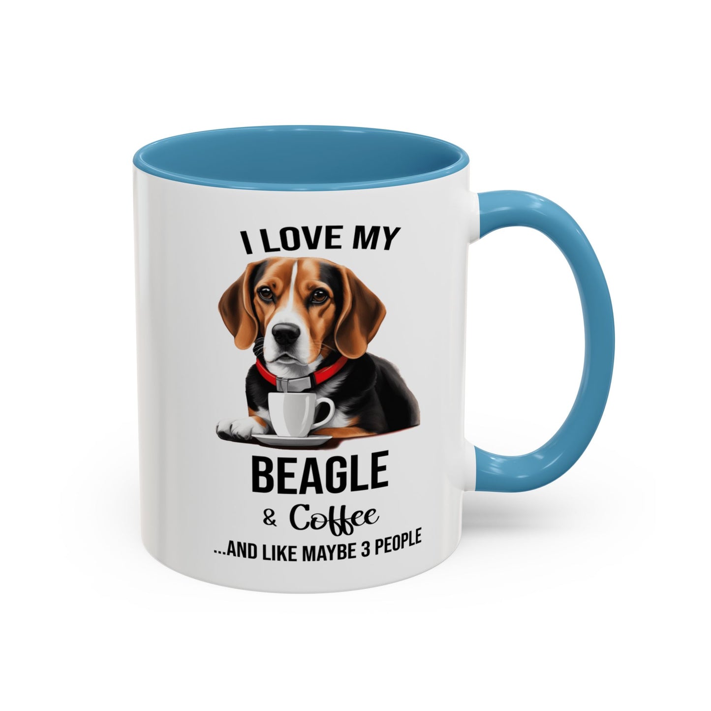 Beagle Lover Mug, Beagle Lover Gift, Coffee Mug, Beagle Mug, Beagle Gift, Beagle Owner Mug Beagle Owner Gift, Dog Mug A0023 Accent Coffee Mug (11, 15oz)