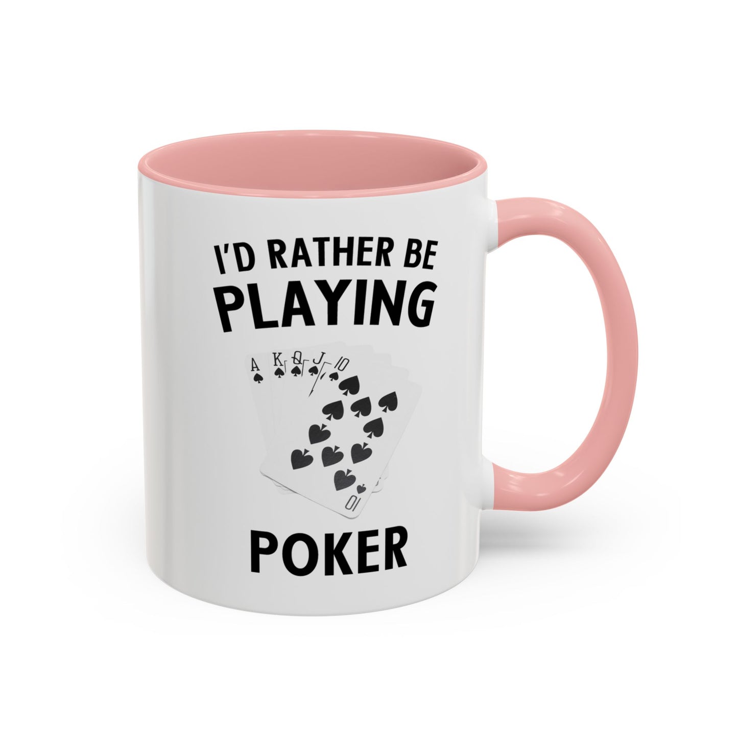 Funny Card Player Mug. Poker Mug. Card Player Gift. Poker Gift. Poker Player Coffee Mug. Poker Expert Mug. Poker Expert Gift Accent Coffee Mug (11, 15oz)