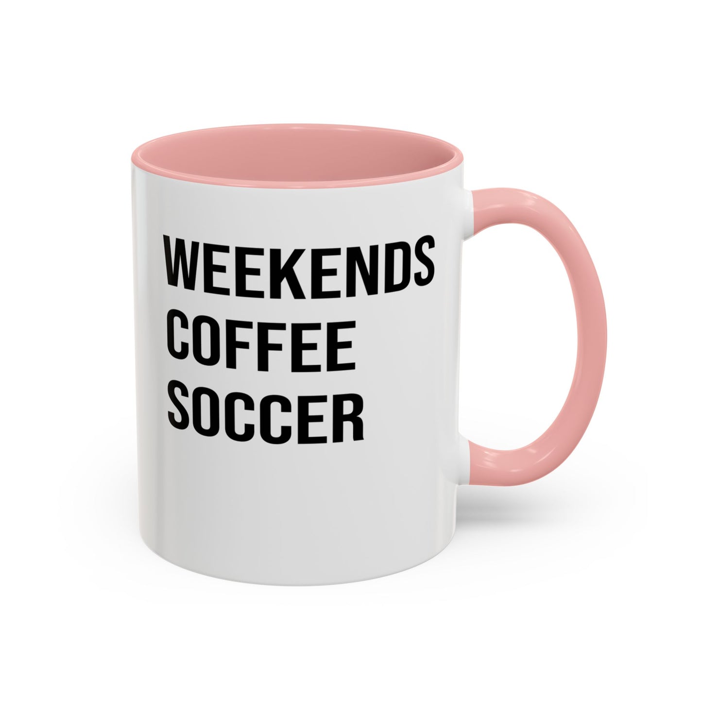 Weekend Coffee Soccer Mug, Soccer Mug, Soccer Mom Mug, Mug for Women, Game Day Soccer Mug A0009-002A