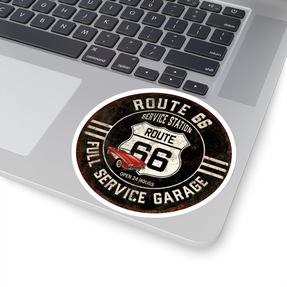 Sticker Vintage Route 66 Full Service Garage Kiss-Cut Stickers