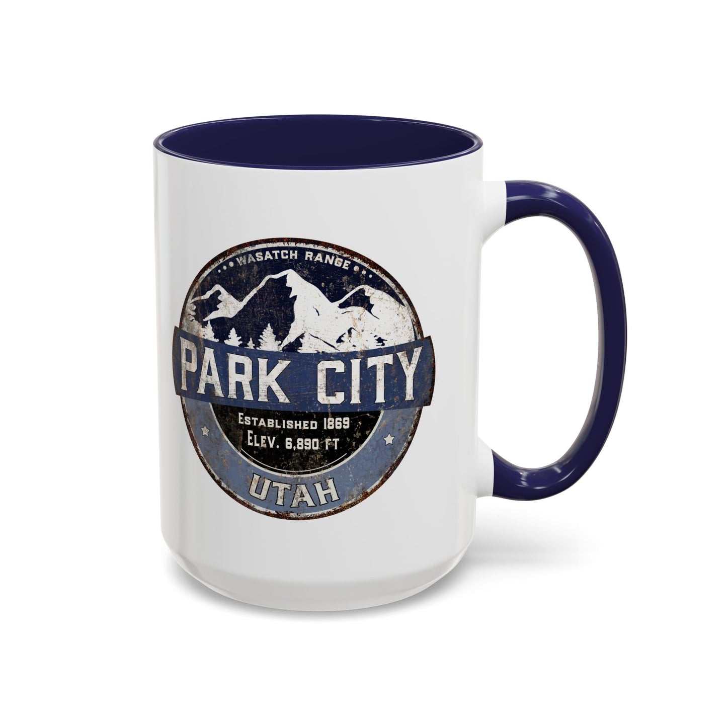 Ski Area Coffee Mug, Park City Winter Skiing Cup, Mountain Resort Gift, Snowboarding Lover Present, Ski Vacation Souvenir, Mountain