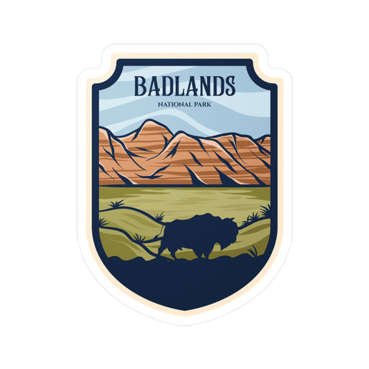 Decals - Badlands National Park Kiss Cut Vinyl Decals