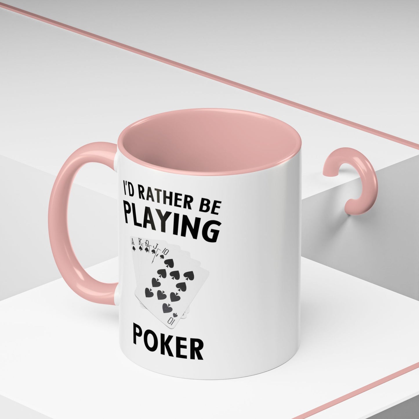 Funny Card Player Mug. Poker Mug. Card Player Gift. Poker Gift. Poker Player Coffee Mug. Poker Expert Mug. Poker Expert Gift Accent Coffee Mug (11, 15oz)