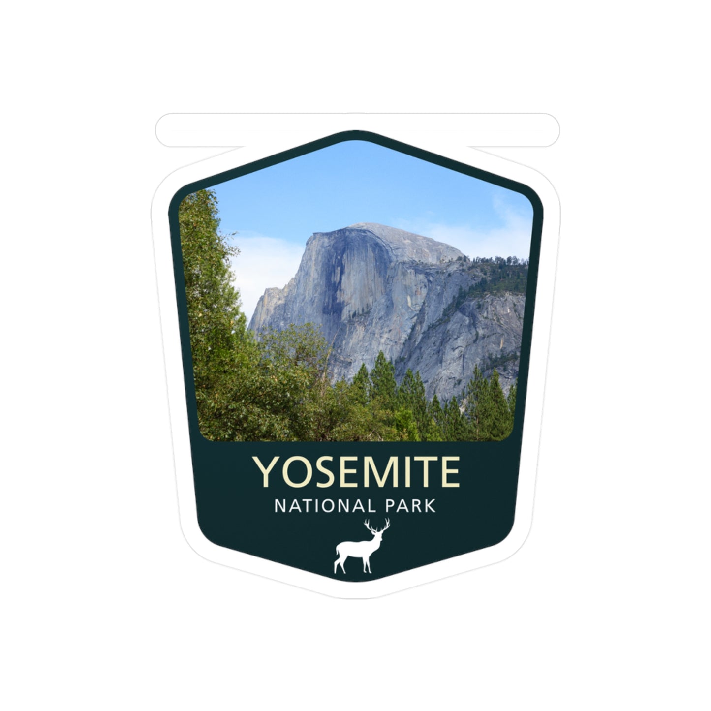 Yosemite National Park Sticker, National Park Stickers, Travel Stickers, Laptop Decal, Vinyl Sticker, Vinyl Decal, Floral Stickers