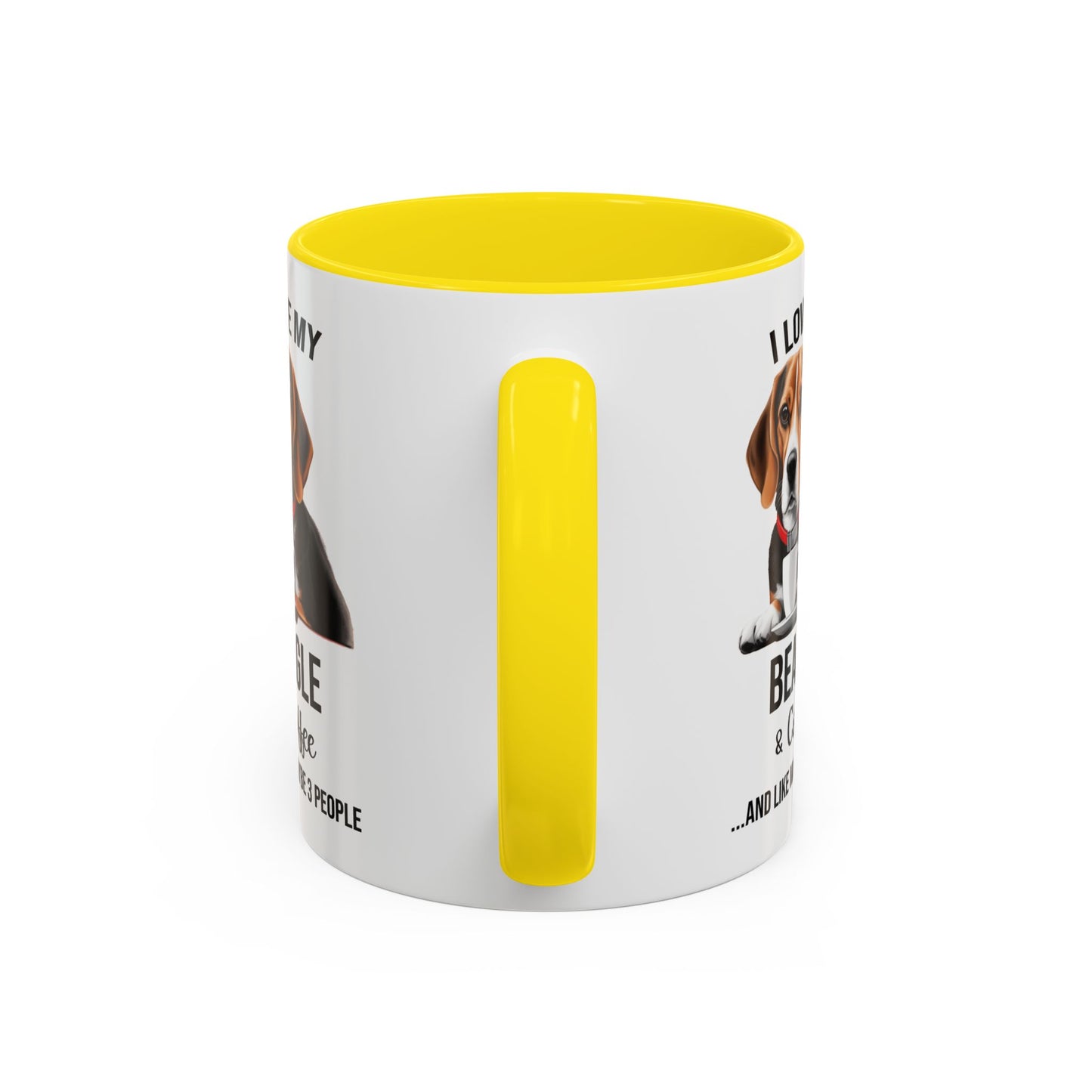 Beagle Lover Mug, Beagle Lover Gift, Coffee Mug, Beagle Mug, Beagle Gift, Beagle Owner Mug Beagle Owner Gift, Dog Mug A0023 Accent Coffee Mug (11, 15oz)