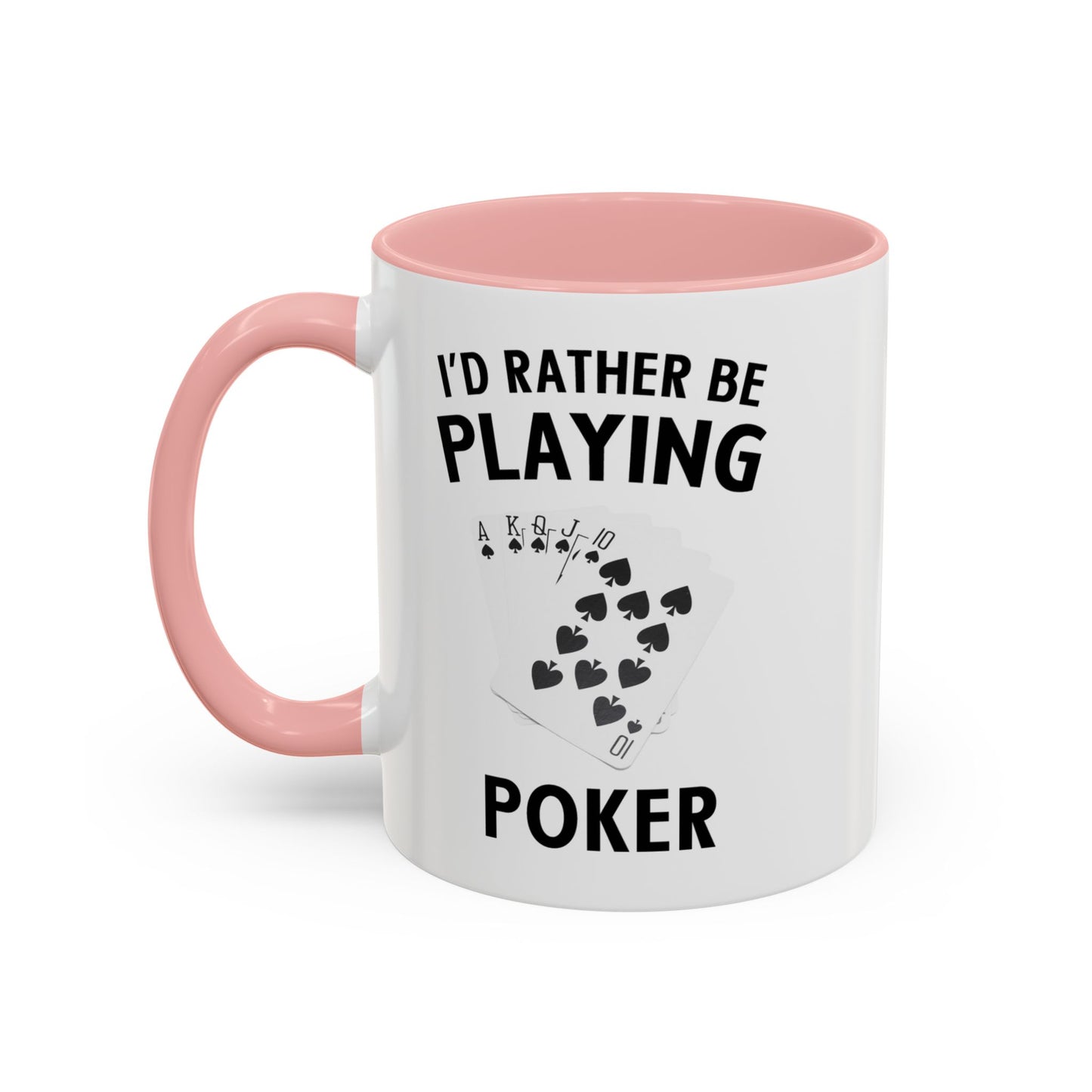 Funny Card Player Mug. Poker Mug. Card Player Gift. Poker Gift. Poker Player Coffee Mug. Poker Expert Mug. Poker Expert Gift Accent Coffee Mug (11, 15oz)