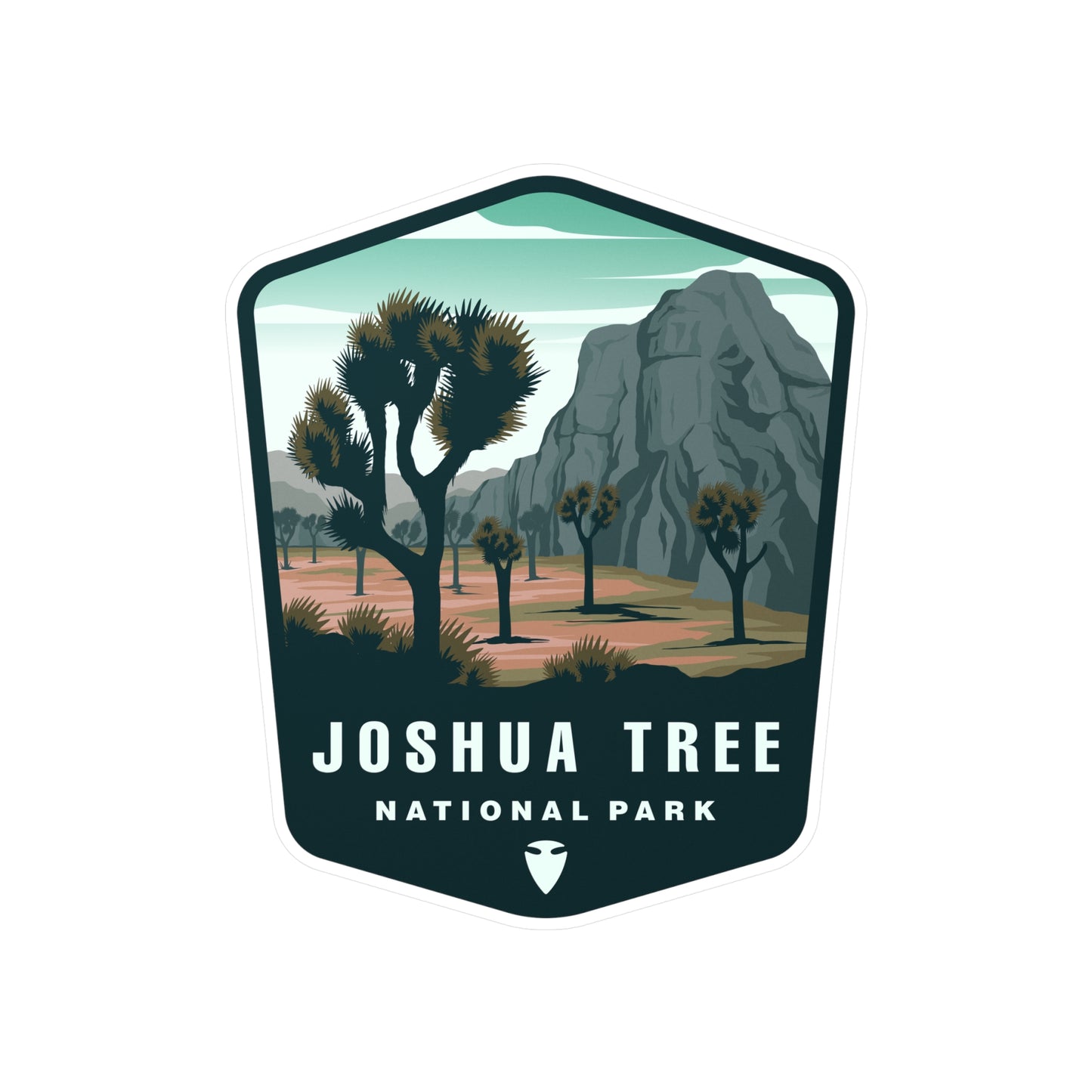 Joshua Tree National Park Vinyl Sticker - Outdoor Adventure Gift