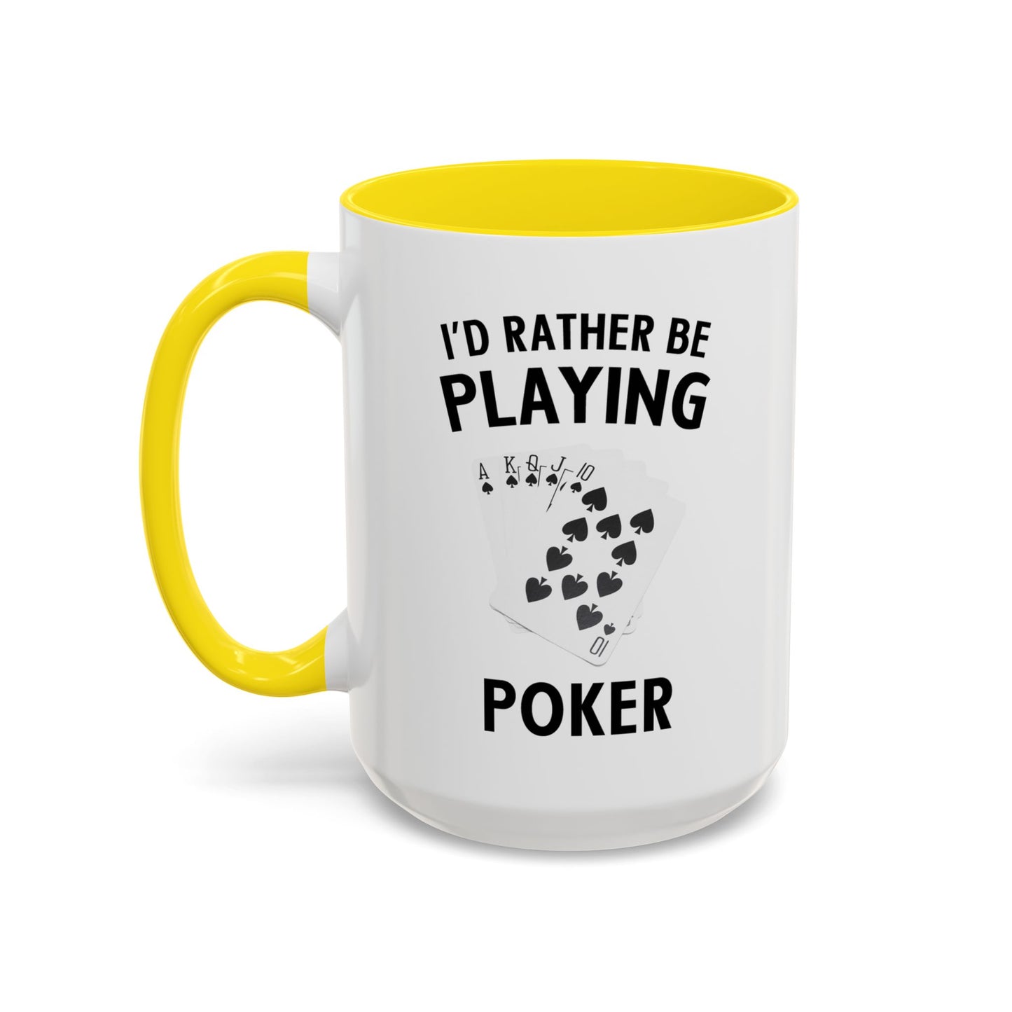 Funny Card Player Mug. Poker Mug. Card Player Gift. Poker Gift. Poker Player Coffee Mug. Poker Expert Mug. Poker Expert Gift Accent Coffee Mug (11, 15oz)