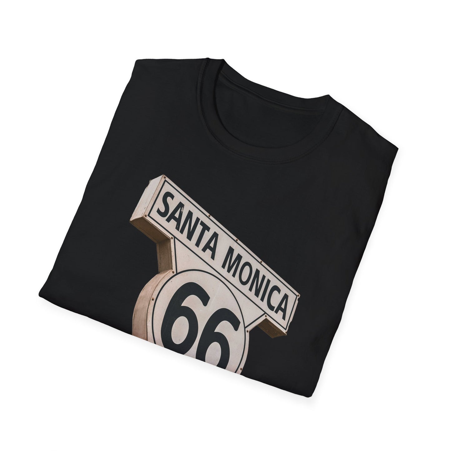 Route 66 End of the Trail Unisex Softstyle T-Shirt