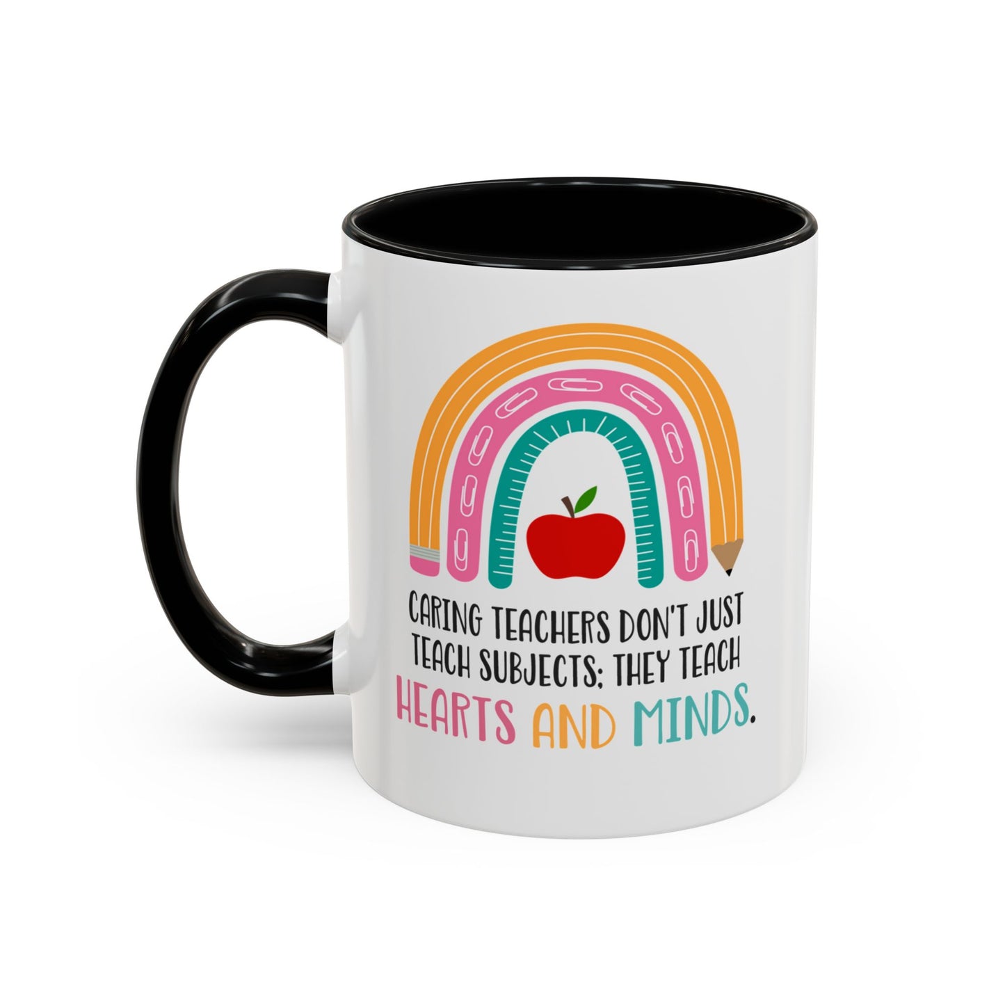 Thank You Teacher Mug - Caring Teachers Gift Accent Coffee Mug (11, 15oz)