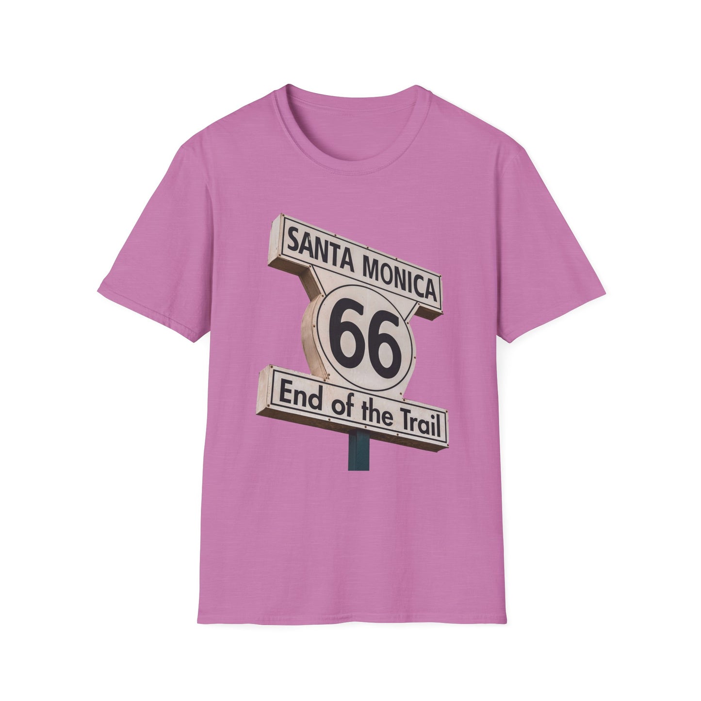 Route 66 End of the Trail Unisex Softstyle T-Shirt