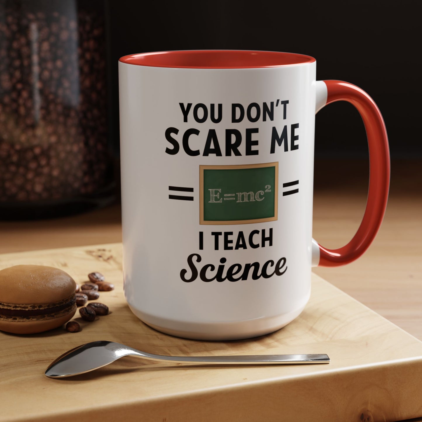 Science Teacher Mug - Fueling Minds and Caffeine Fixes Science Teacher Mug, Gift for Science Teacher, Funny Science Teacher Mug, Accent Coffee Mug (11, 15oz)