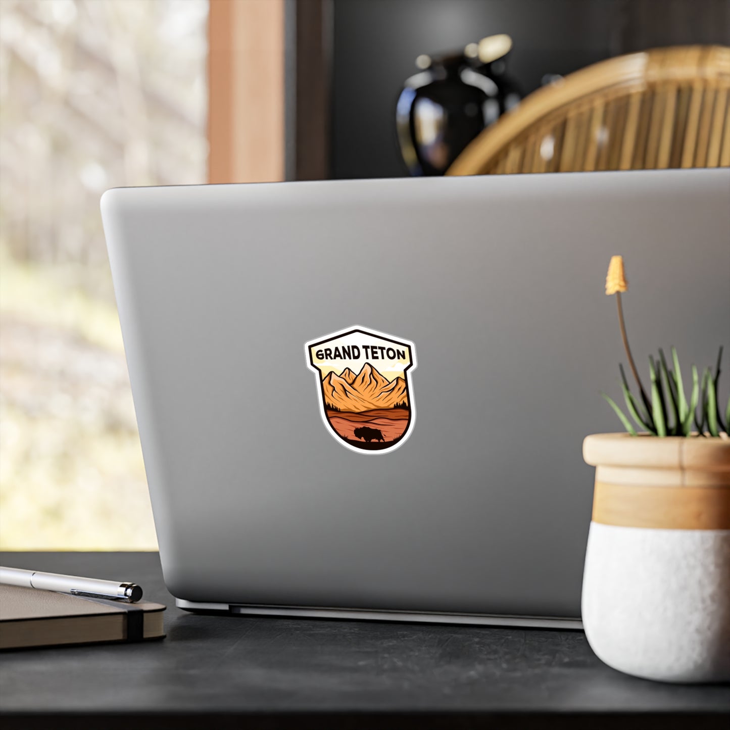 Grand Teton National Park Vinyl Sticker - Perfect Gift for Outdoor Enthusiasts