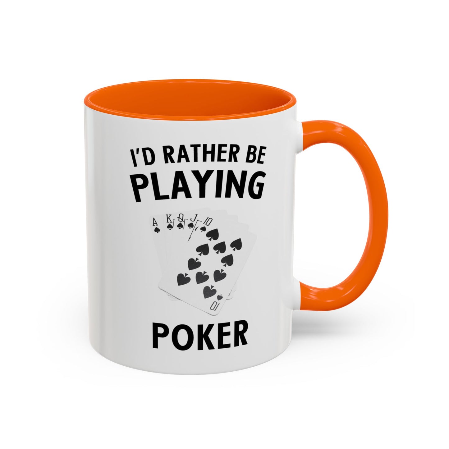 Funny Card Player Mug. Poker Mug. Card Player Gift. Poker Gift. Poker Player Coffee Mug. Poker Expert Mug. Poker Expert Gift Accent Coffee Mug (11, 15oz)