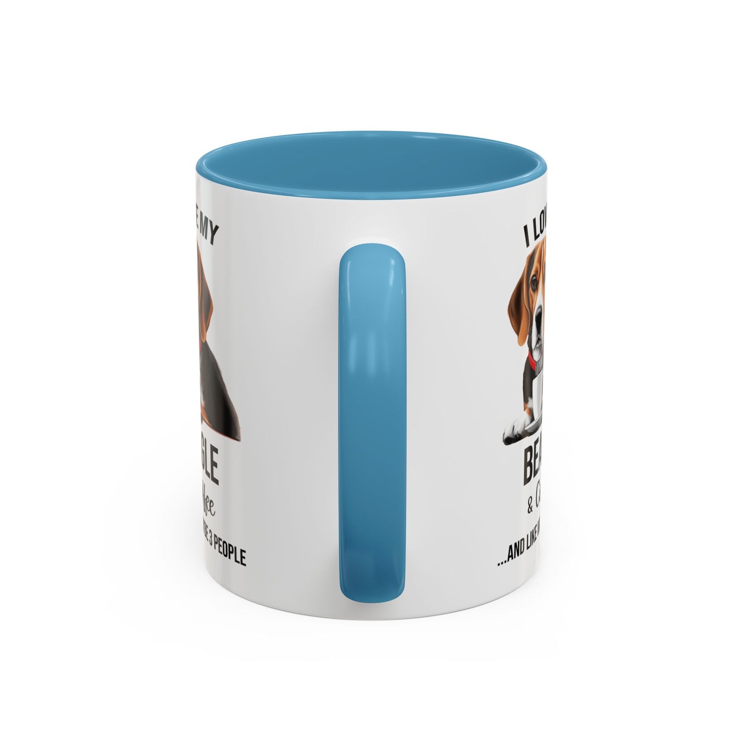 Beagle Lover Mug, Beagle Lover Gift, Coffee Mug, Beagle Mug, Beagle Gift, Beagle Owner Mug Beagle Owner Gift, Dog Mug A0023 Accent Coffee Mug (11, 15oz)