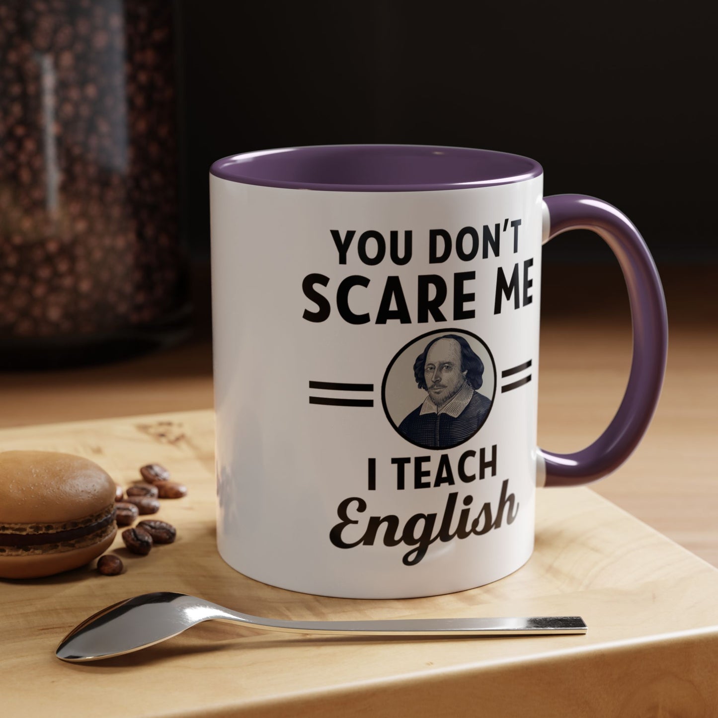 Funny English Teacher Coffee Mug - Sip & Teach with Style, Coffee Lovers Mug, English Teacher Gift, Accent Coffee Mug (11, 15oz)