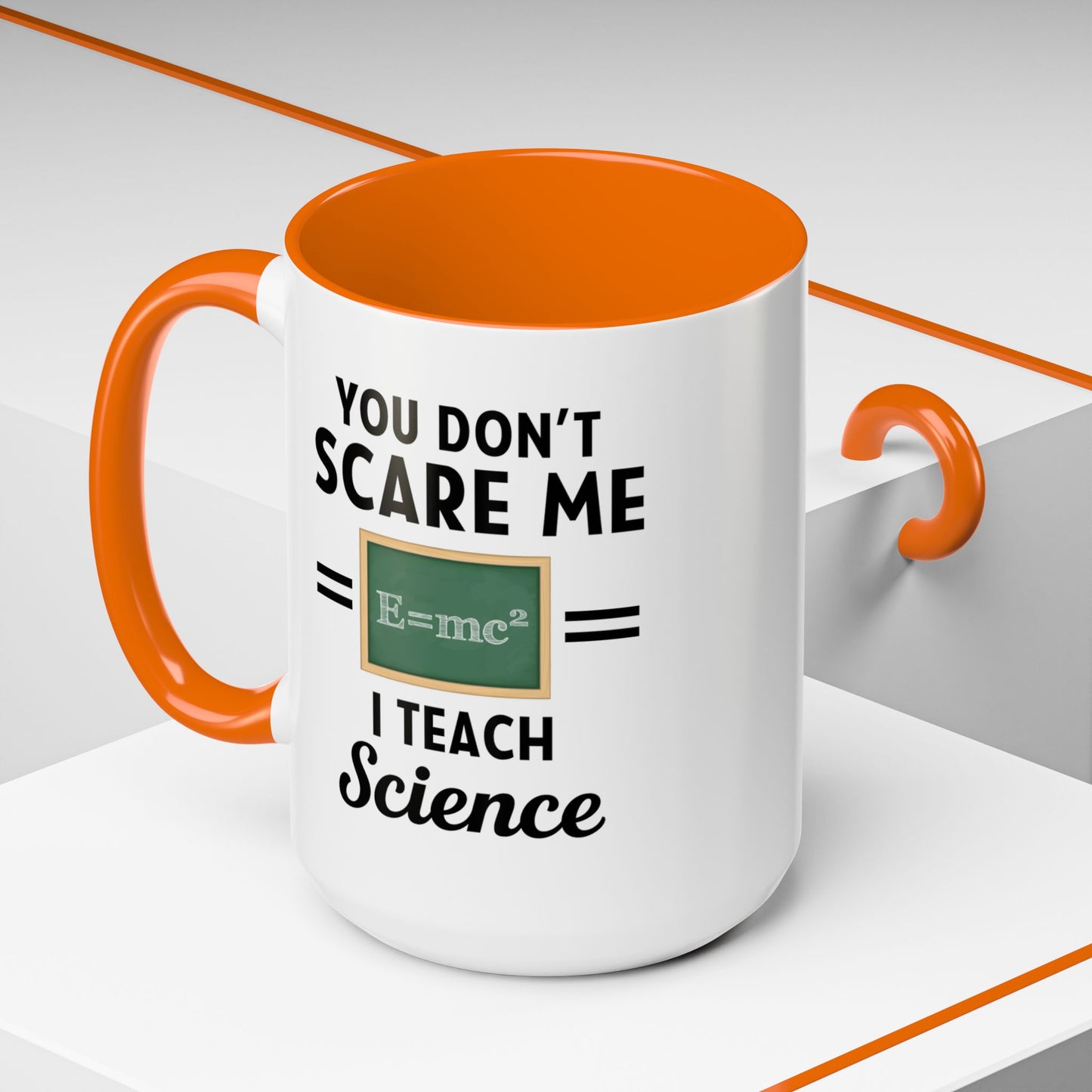 Science Teacher Mug - Fueling Minds and Caffeine Fixes Science Teacher Mug, Gift for Science Teacher, Funny Science Teacher Mug, Accent Coffee Mug (11, 15oz)