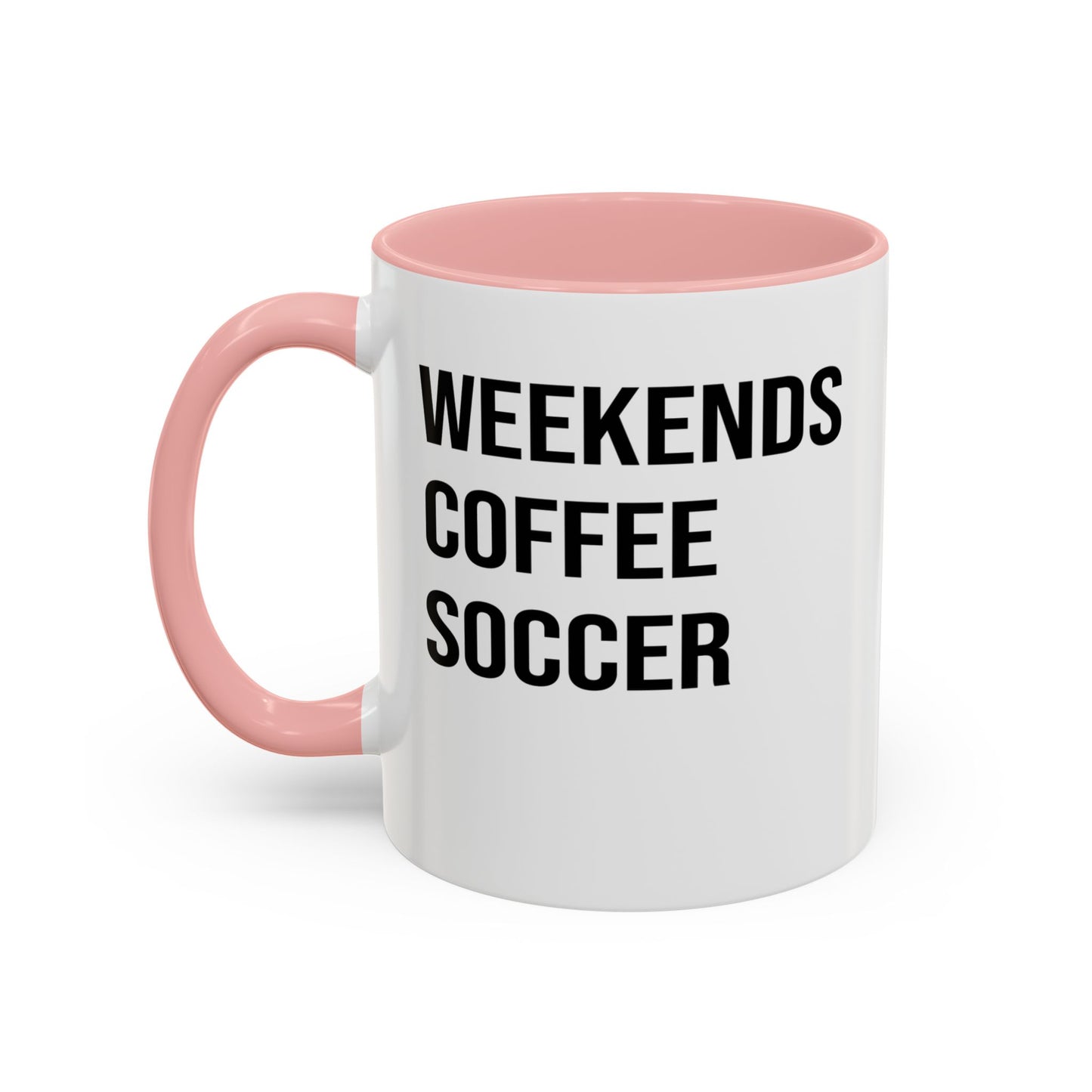 Weekend Coffee Soccer Mug, Soccer Mug, Soccer Mom Mug, Mug for Women, Game Day Soccer Mug A0009-002A