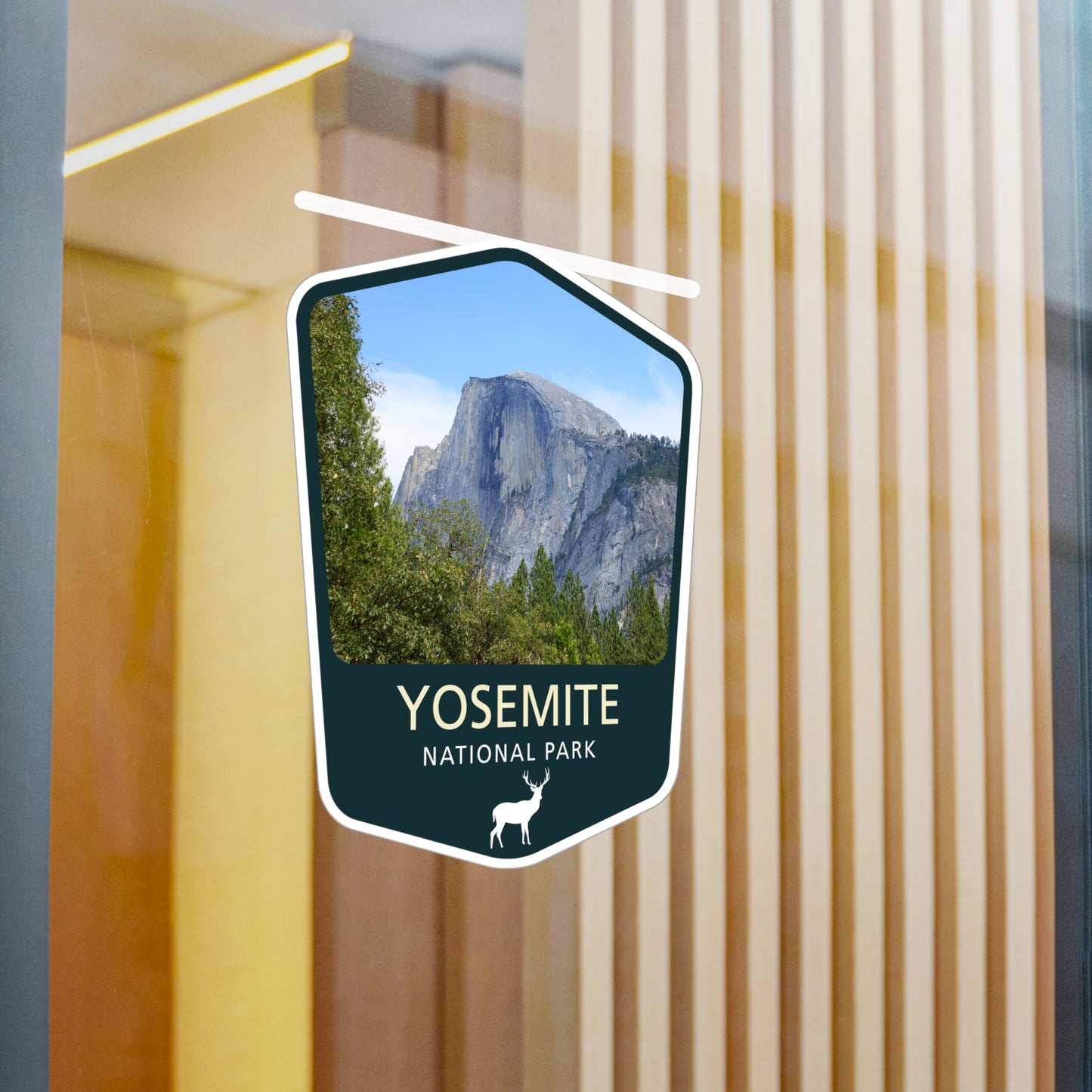 Yosemite National Park Sticker, National Park Stickers, Travel Stickers, Laptop Decal, Vinyl Sticker, Vinyl Decal, Floral Stickers