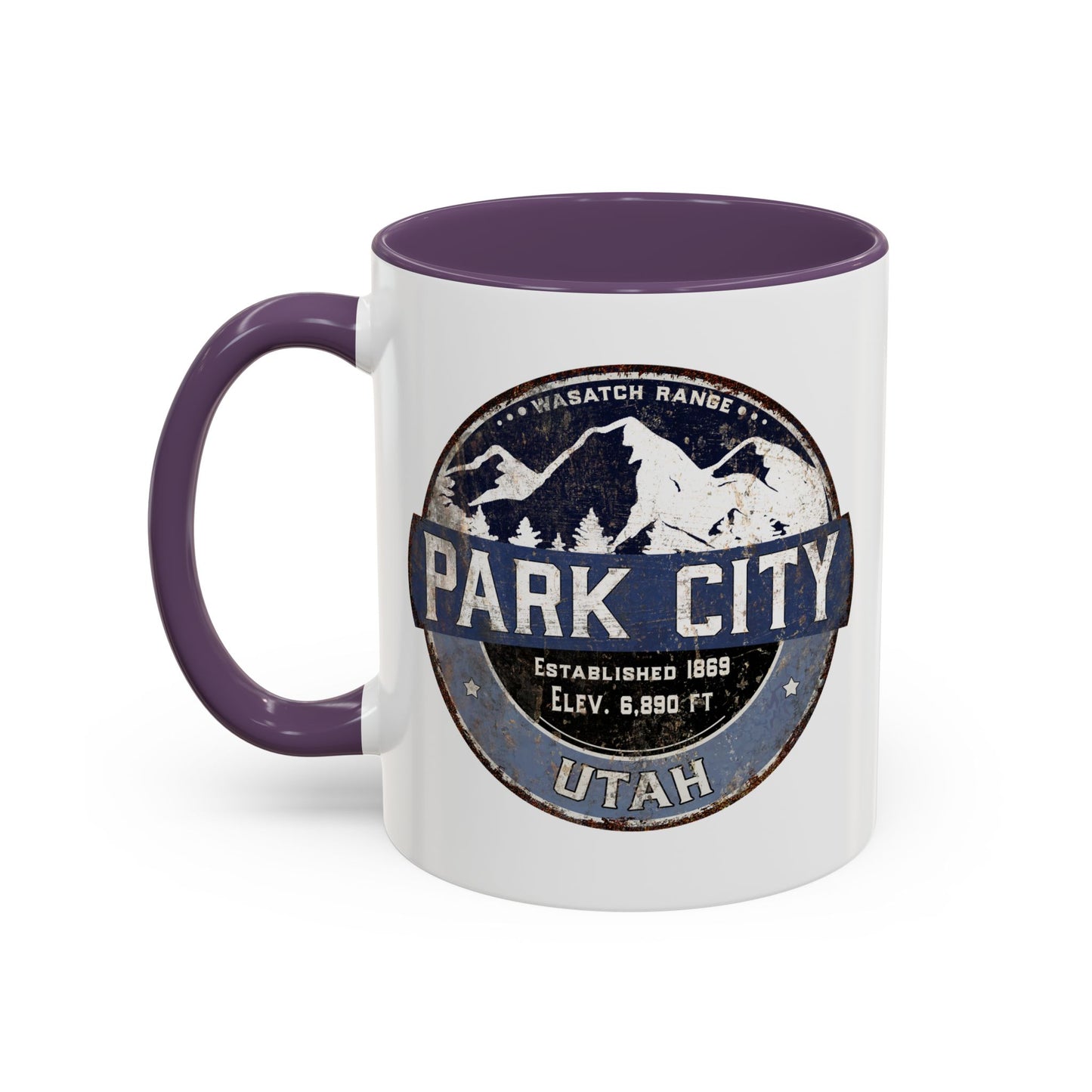 Ski Area Coffee Mug, Park City Winter Skiing Cup, Mountain Resort Gift, Snowboarding Lover Present, Ski Vacation Souvenir, Mountain