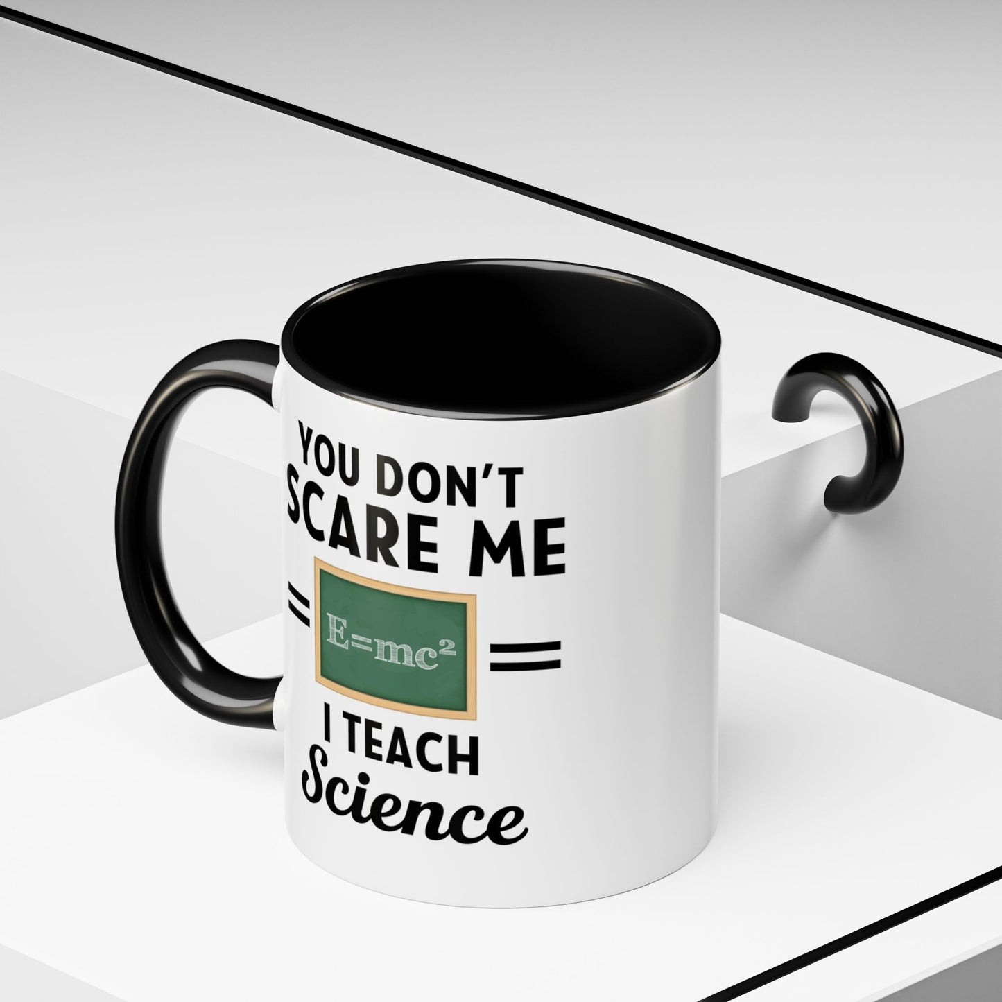 Science Teacher Mug - Fueling Minds and Caffeine Fixes Science Teacher Mug, Gift for Science Teacher, Funny Science Teacher Mug, Accent Coffee Mug (11, 15oz)