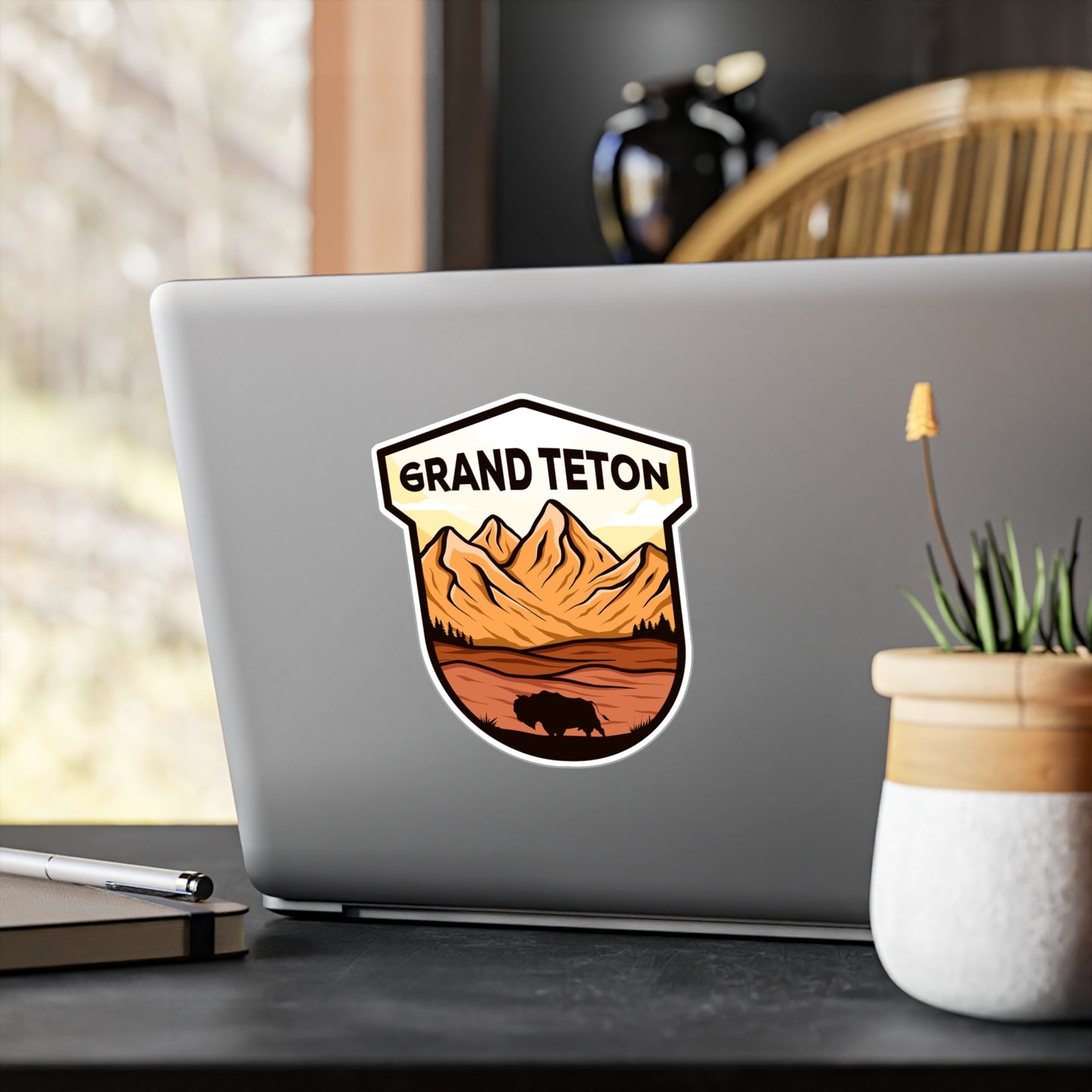 Grand Teton National Park Vinyl Sticker - Perfect Gift for Outdoor Enthusiasts