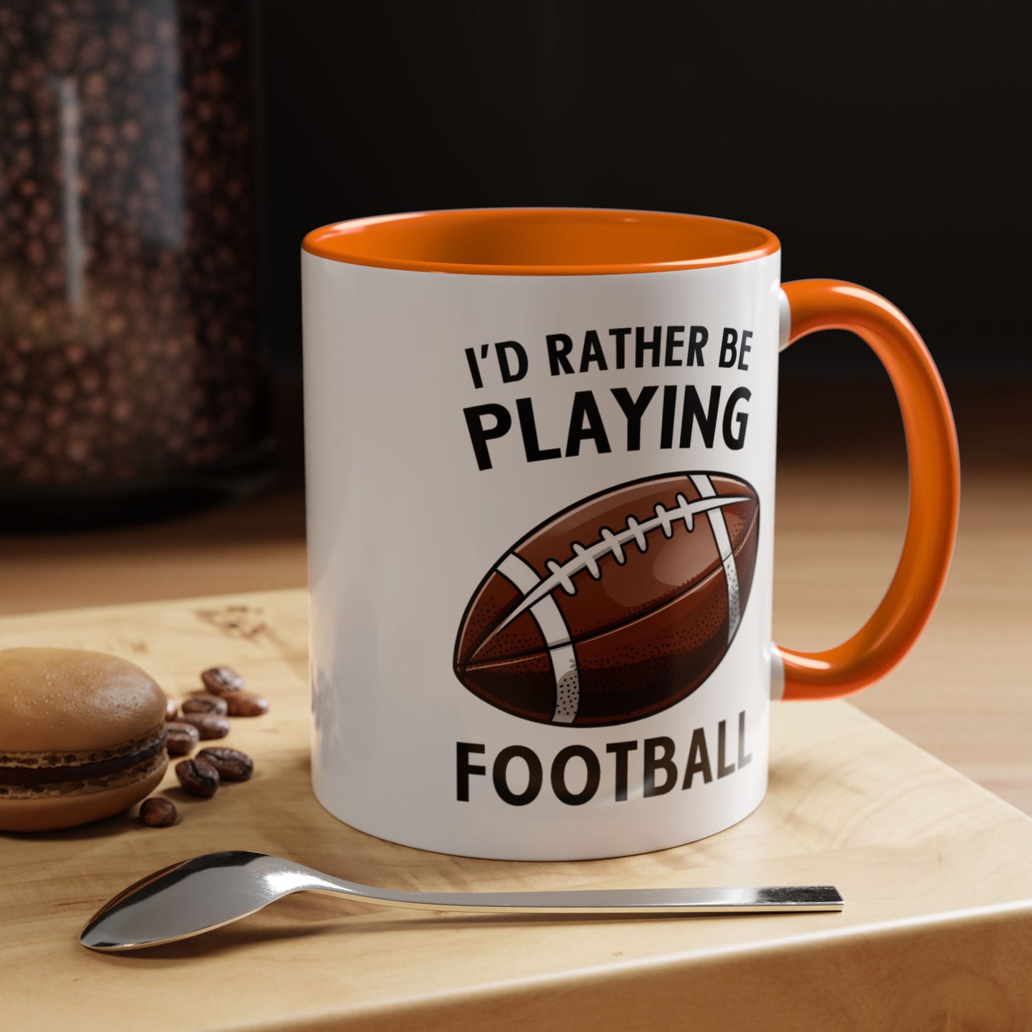 Mug I'd Rather Be Playing Football, 11oz