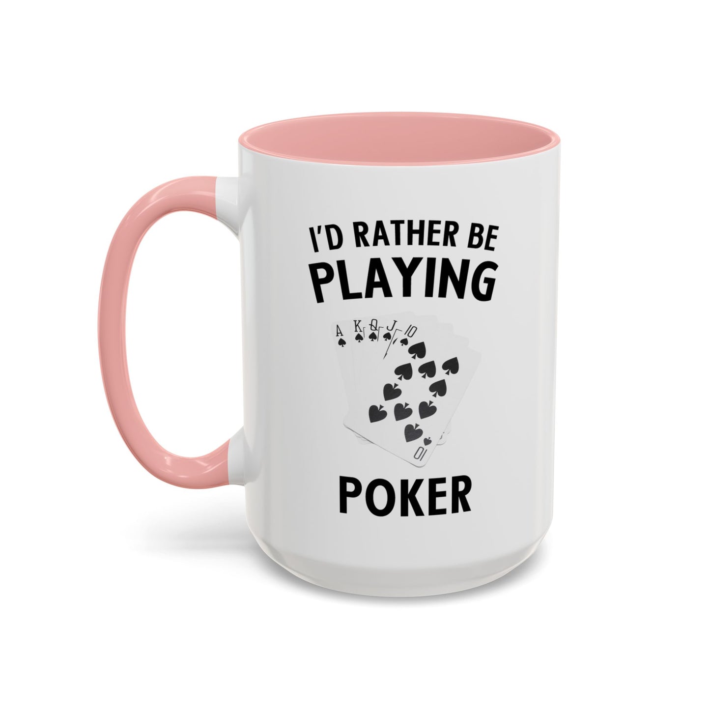 Funny Card Player Mug. Poker Mug. Card Player Gift. Poker Gift. Poker Player Coffee Mug. Poker Expert Mug. Poker Expert Gift Accent Coffee Mug (11, 15oz)