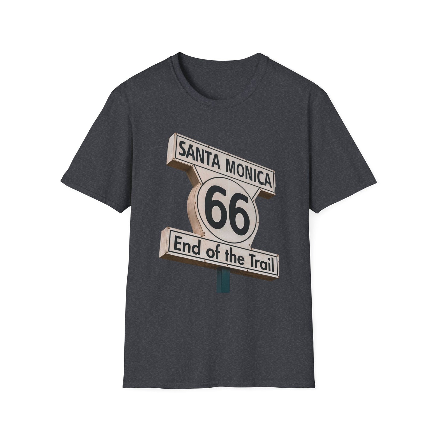 Route 66 End of the Trail Unisex Softstyle T-Shirt