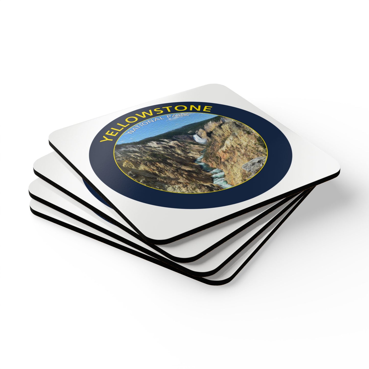 Yellowstone National Park Corkwood Coaster Set