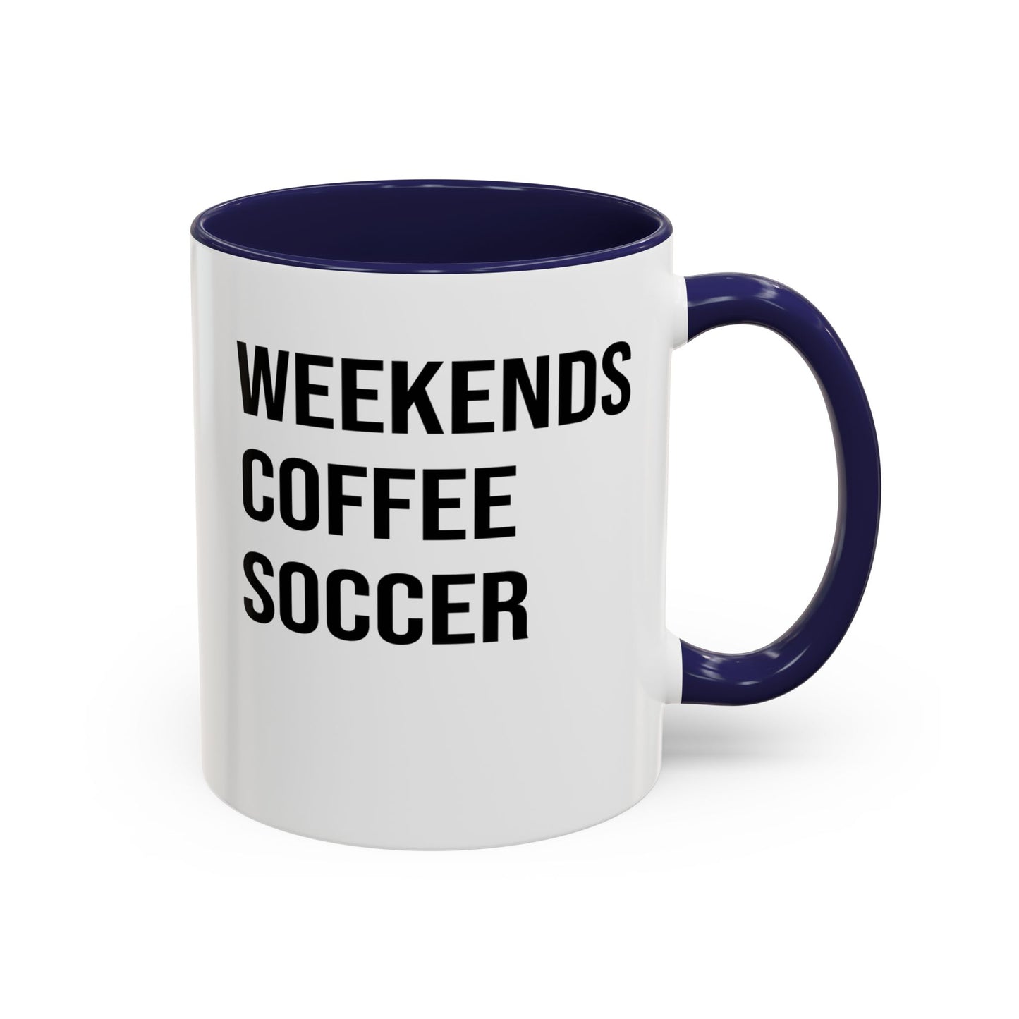 Weekend Coffee Soccer Mug, Soccer Mug, Soccer Mom Mug, Mug for Women, Game Day Soccer Mug A0009-002A