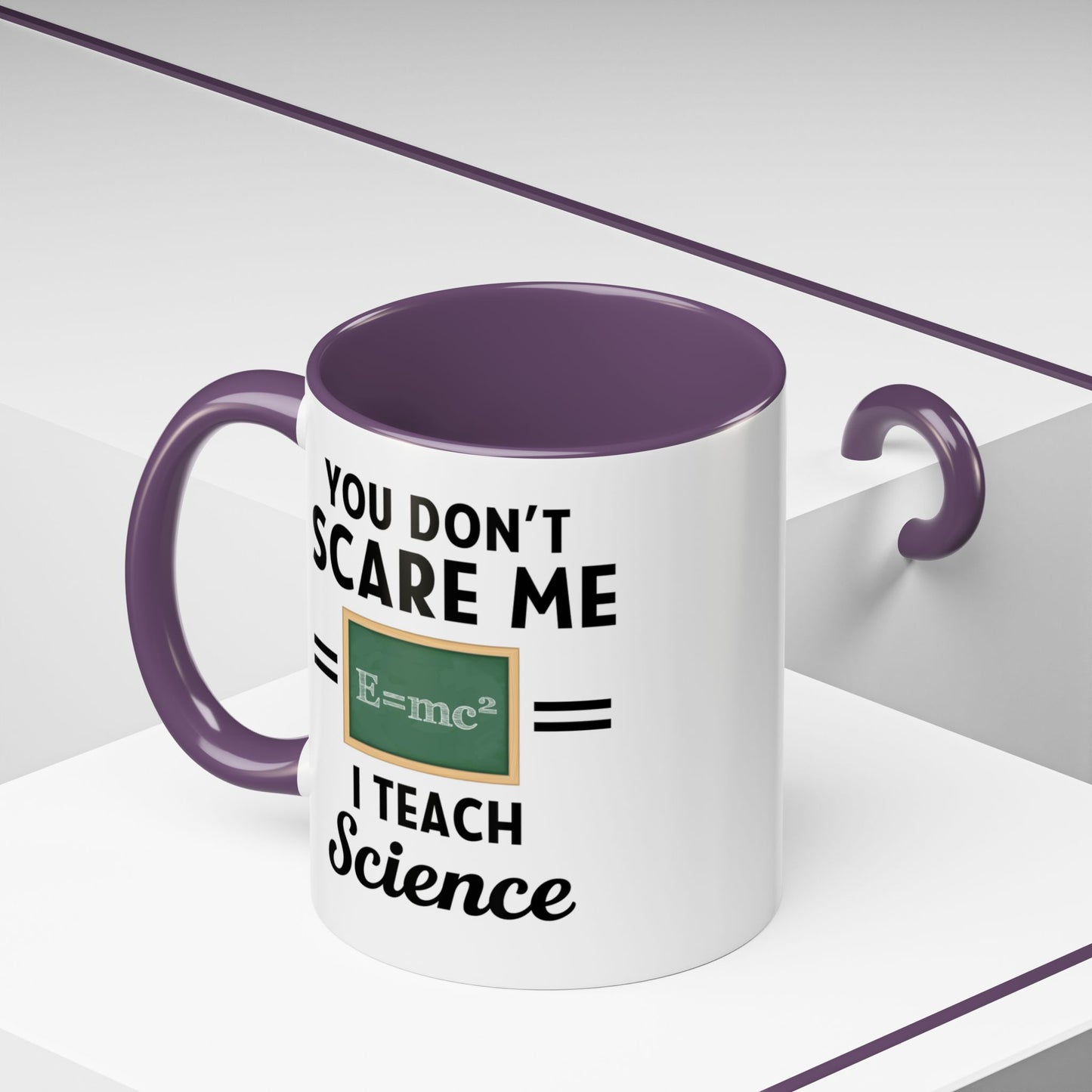 Science Teacher Mug - Fueling Minds and Caffeine Fixes Science Teacher Mug, Gift for Science Teacher, Funny Science Teacher Mug, Accent Coffee Mug (11, 15oz)