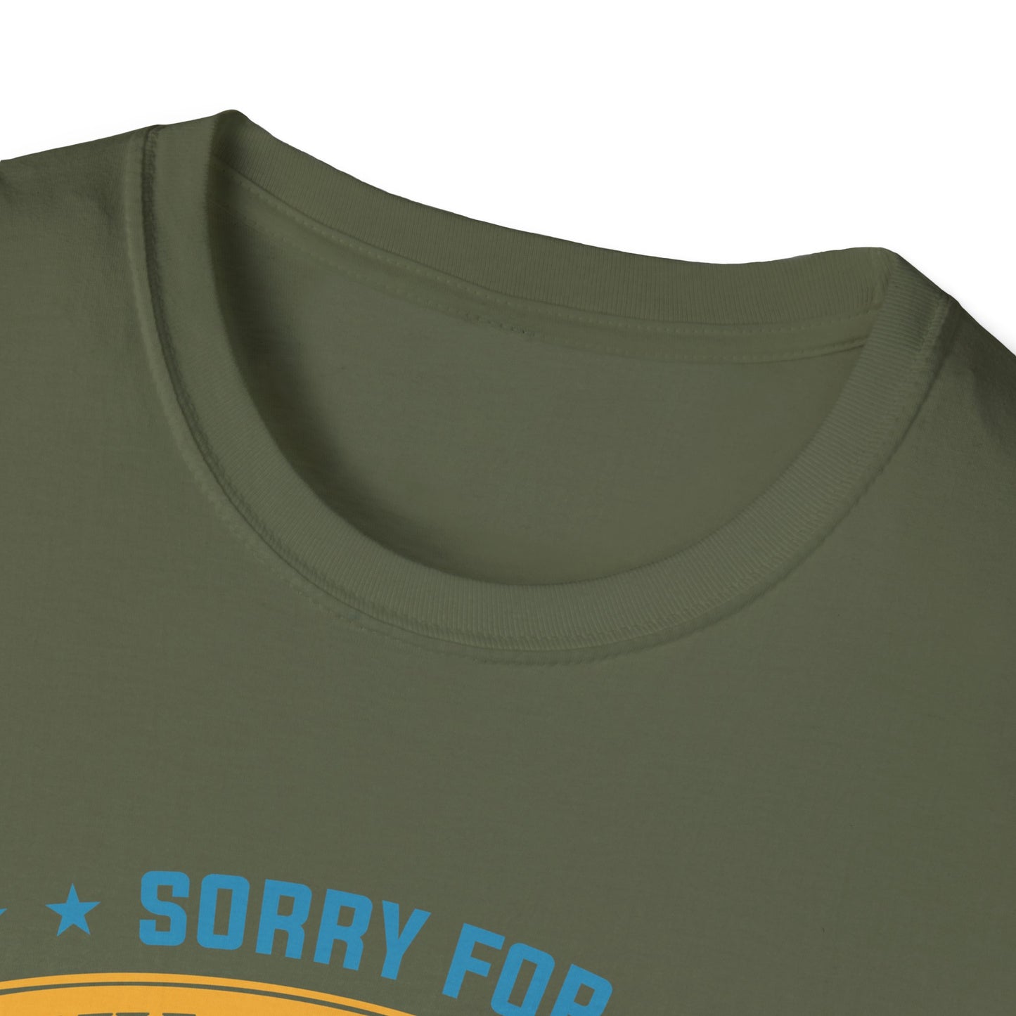 Camping Humor - Sorry for What I Said While Parking the Camper, Gift for Campers, Gift for Him Unisex Softstyle T-Shirt 0360002