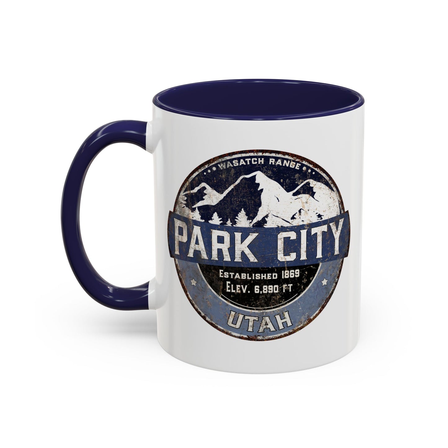 Ski Area Coffee Mug, Park City Winter Skiing Cup, Mountain Resort Gift, Snowboarding Lover Present, Ski Vacation Souvenir, Mountain