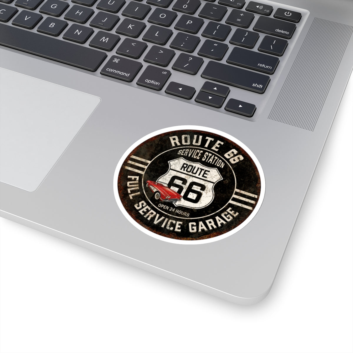 Sticker Vintage Route 66 Full Service Garage Kiss-Cut Stickers