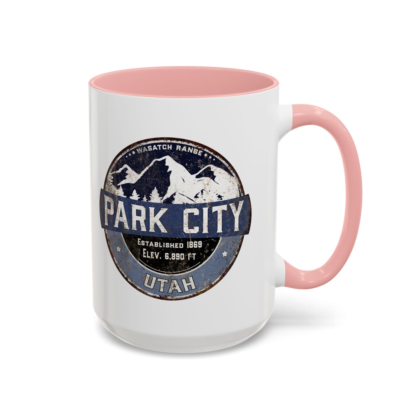 Ski Area Coffee Mug, Park City Winter Skiing Cup, Mountain Resort Gift, Snowboarding Lover Present, Ski Vacation Souvenir, Mountain